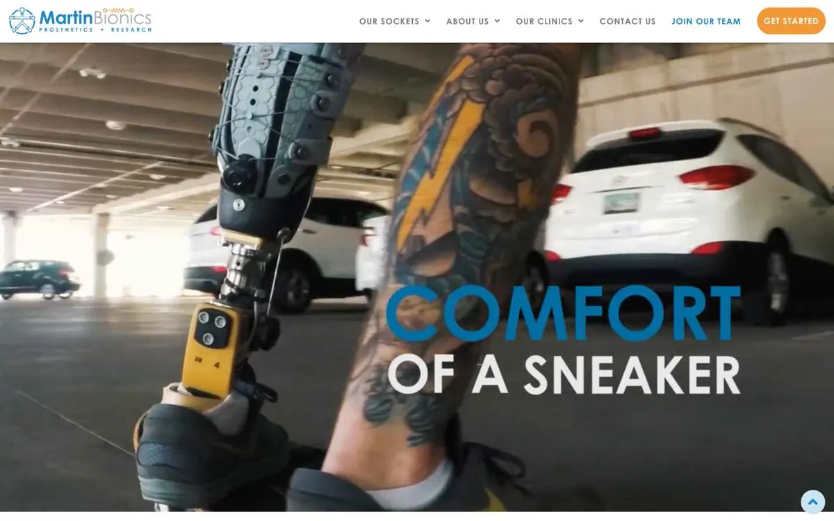 The Martin Bionics website